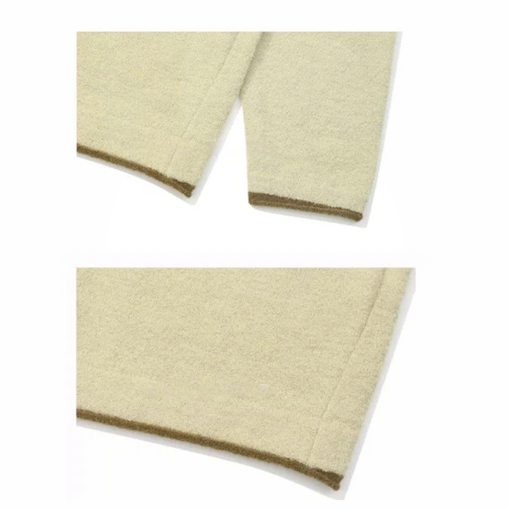 Malbon Studio Seoul Tour Divot Hoodie Khaki golf apparel sleeve and cuff detail