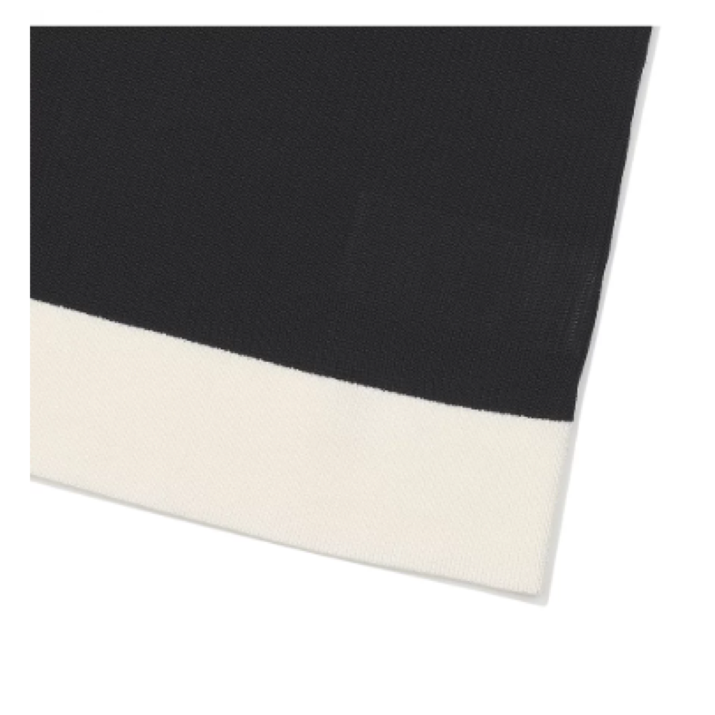 Malbon Melany Polo Black women's golf polo logo and fabric detail
